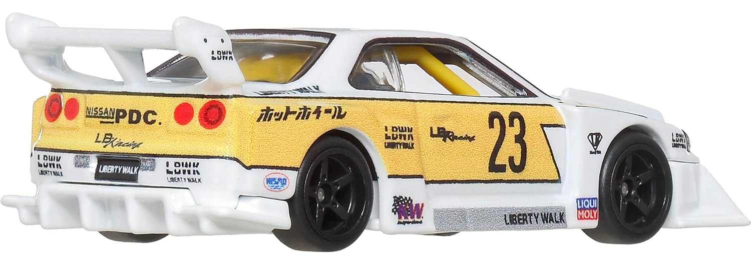 Hot Wheels Premium LB-ER34 Super Silhouette Nissan Skyline Liberty Walk 1:64 Model Araba Hot Wheels Premium LB-ER34 Super Silhouette Nissan Skyline Liberty Walk 1:64 Model Araba