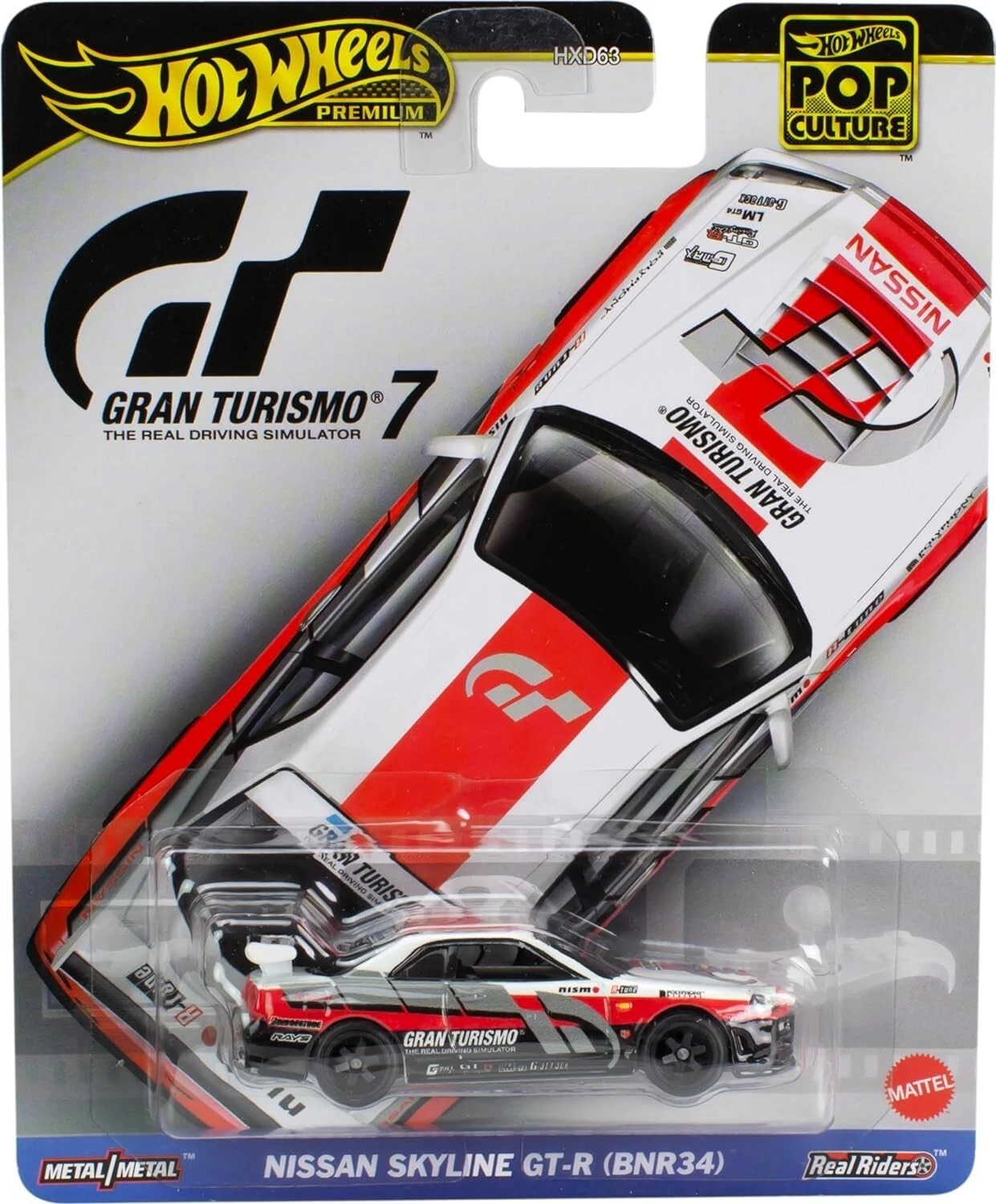 Hot Wheels Premium Nissan Skyline GT-R (BNR34) Gran Turismo 7 – Metal Gövde, Koleksiyon Arabası Hot Wheels Premium Nissan Skyline GT-R (BNR34) Gran Turismo 7 – Metal Gövde, Koleksiyon Arabası