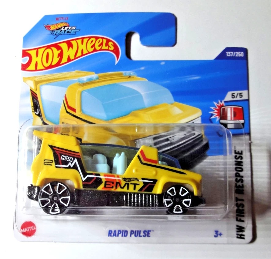 Hot Wheels Rapid Pulse EMT Aracı – HW First Response Serisi 137/250 Hot Wheels Rapid Pulse EMT Aracı – HW First Response Serisi 137/250