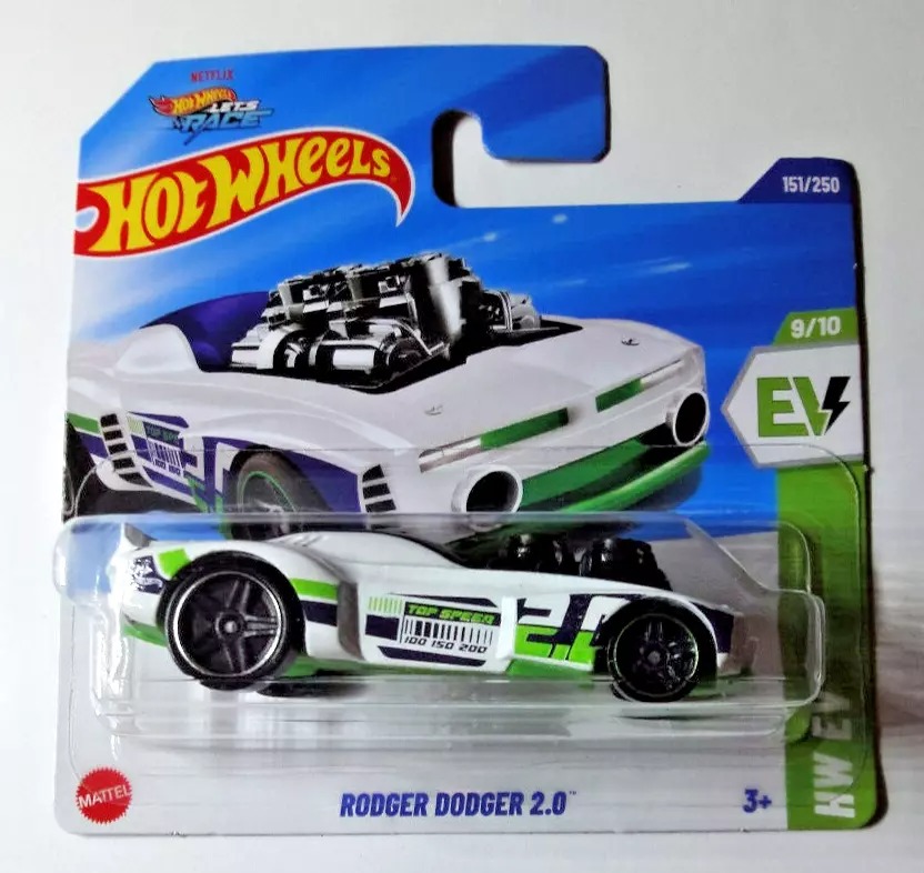 Hot Wheels Rodger Dodger 2.0 – EV Serisi 151/250 Diecast Araba (2025) Hot Wheels Rodger Dodger 2.0 – EV Serisi 151/250 Diecast Araba (2025)