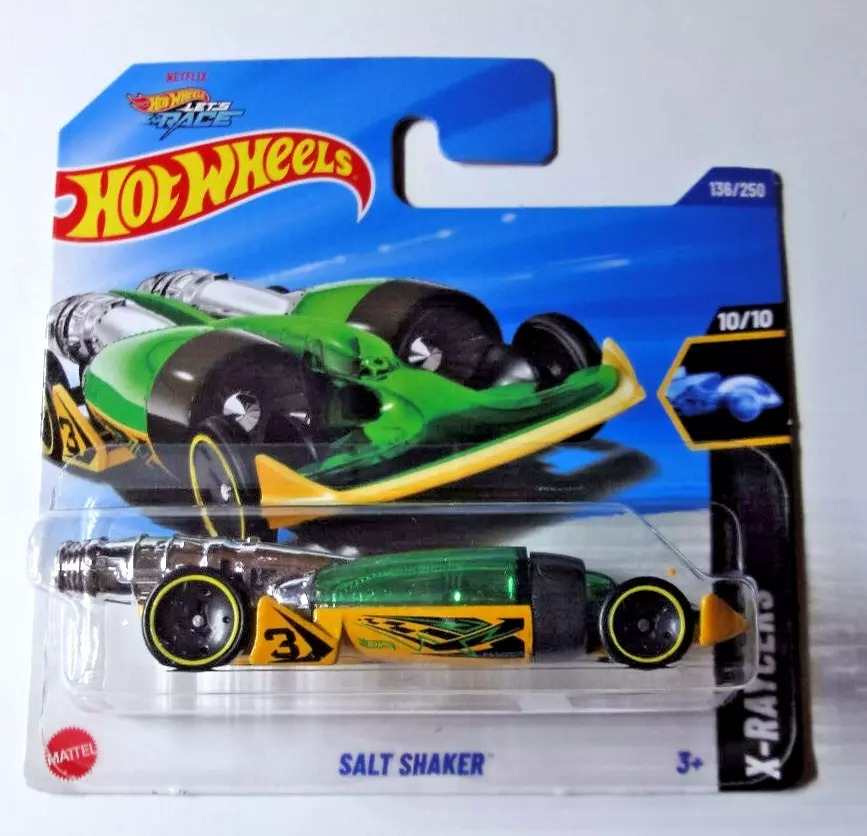 Hot Wheels Salt Shaker – 136/250 X-Racers Serisi Yeşil Şeffaf Gövdeli Araba Hot Wheels Salt Shaker – 136/250 X-Racers Serisi Yeşil Şeffaf Gövdeli Araba