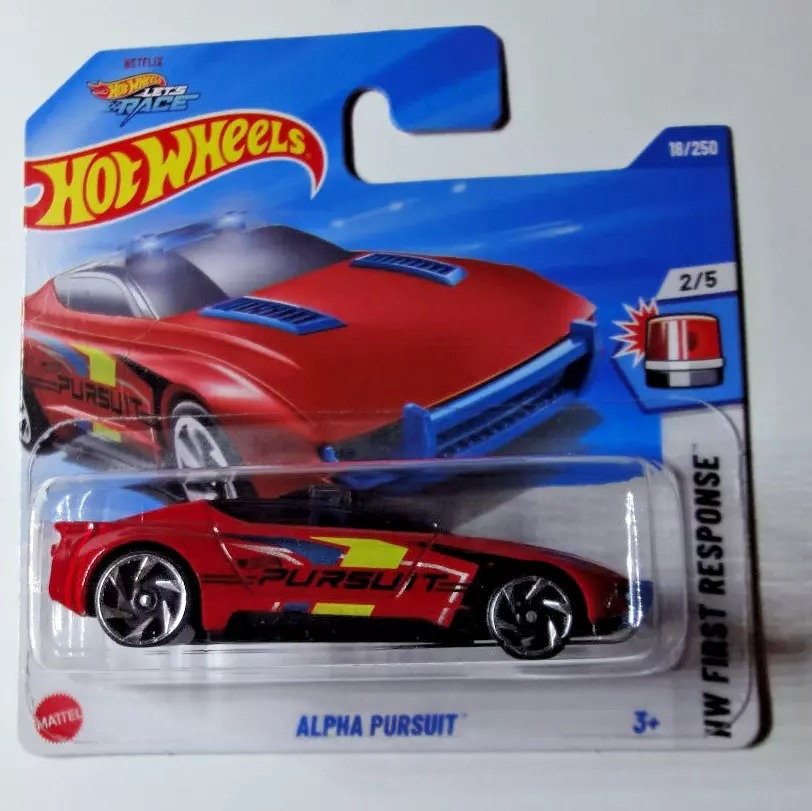Hot Wheels Alpha Pursuit – HW First Response Serisi 18/250 Die-Cast Araba Hot Wheels Alpha Pursuit – HW First Response Serisi 18/250 Die-Cast Araba