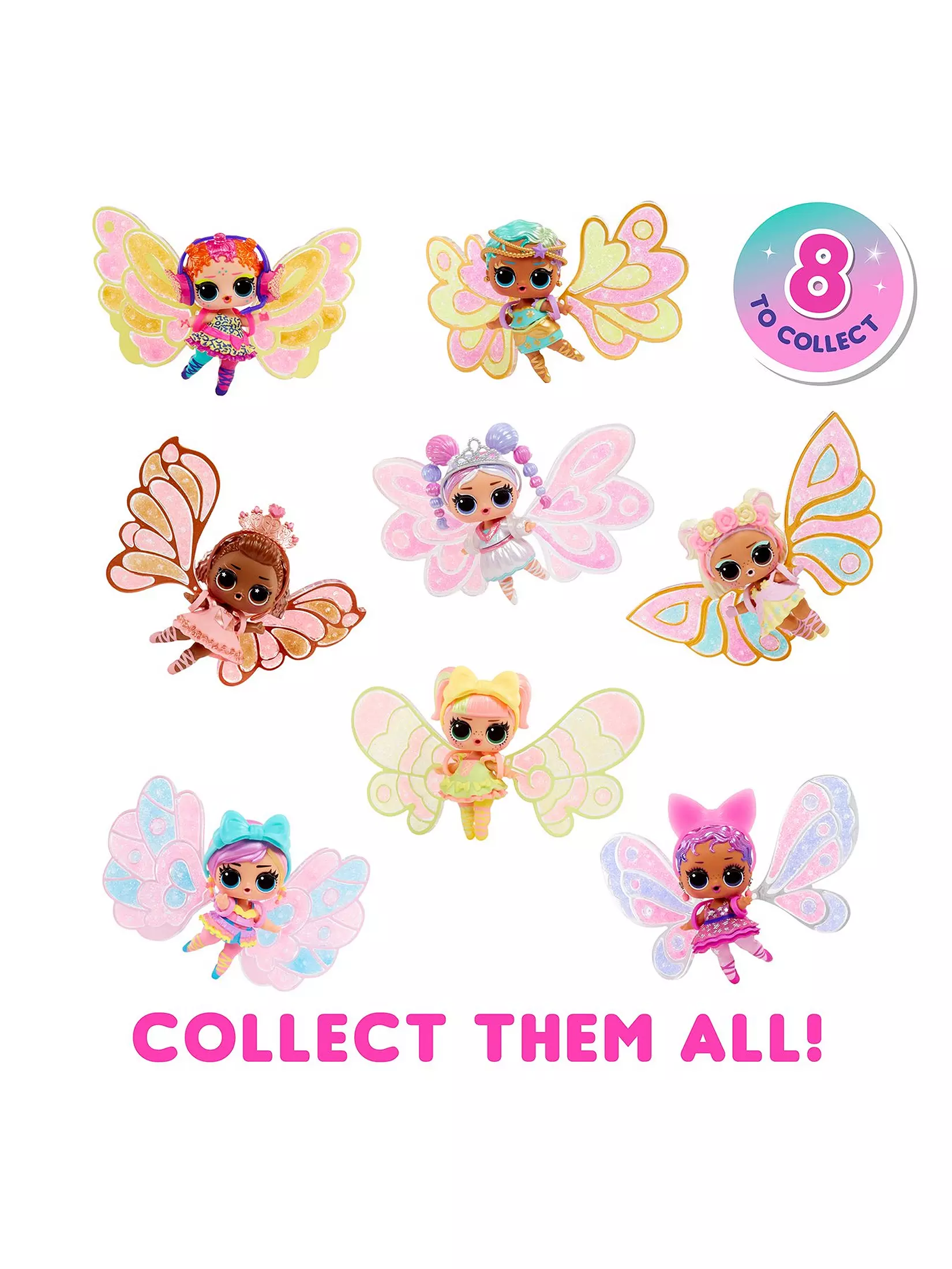 L.O.L. Surprise Fairies Serisi Bebek – 7 Sürprizli Kanatlı Koleksiyon Figürü L.O.L. Surprise Fairies Serisi Bebek – 7 Sürprizli Kanatlı Koleksiyon Figürü