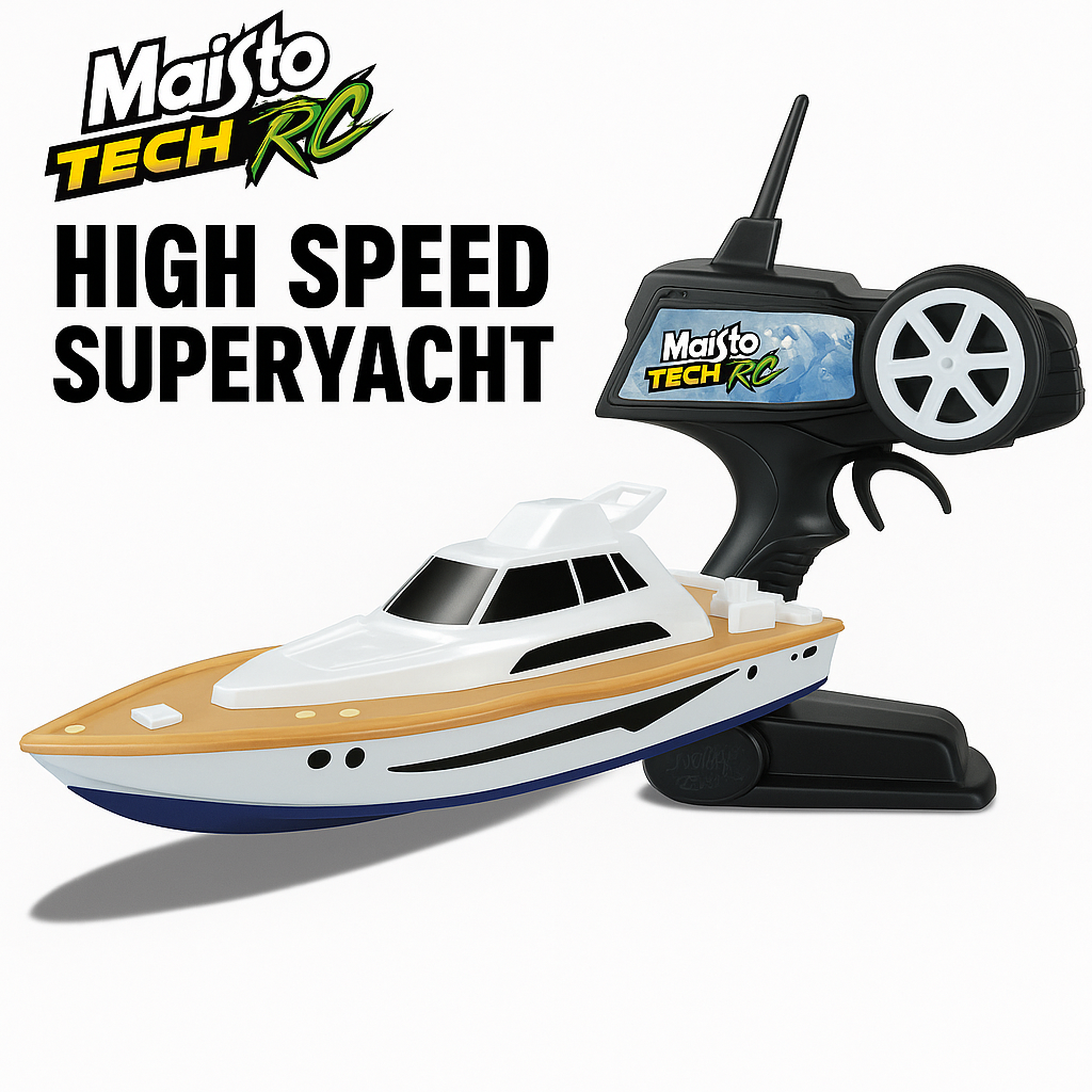 Maisto Tech RC Süper Yat – USB Şarjlı Uzaktan Kumandalı Yüksek Hızlı Tekne (42 cm) Maisto Tech RC Süper Yat – USB Şarjlı Uzaktan Kumandalı Yüksek Hızlı Tekne (42 cm)