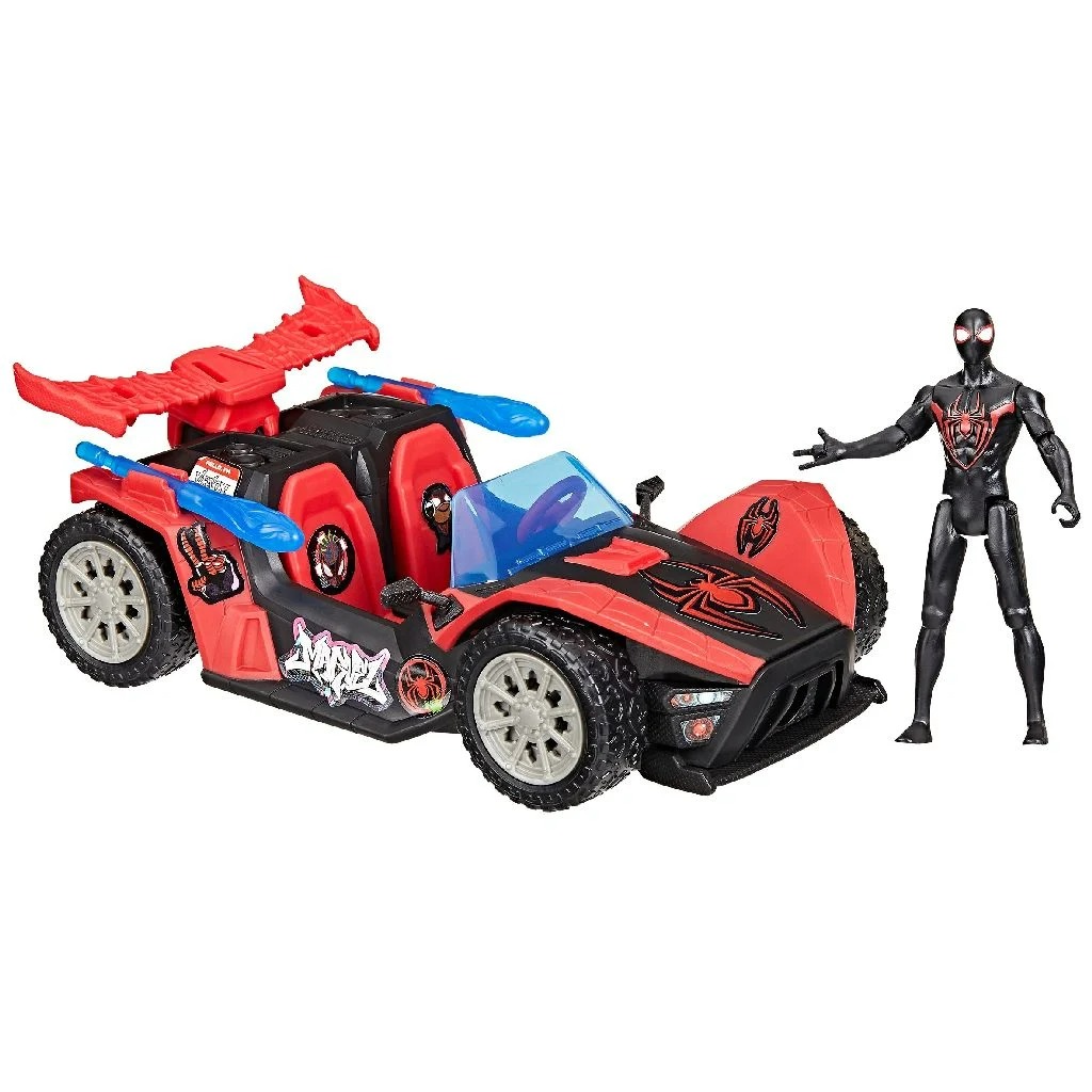 Marvel Spider-Man Miles Morales Araba ve Figür Seti – Dönüştürülebilir Araçlı Aksiyon Oyuncağı Marvel Spider-Man Miles Morales Araba ve Figür Seti – Dönüştürülebilir Araçlı Aksiyon Oyuncağı