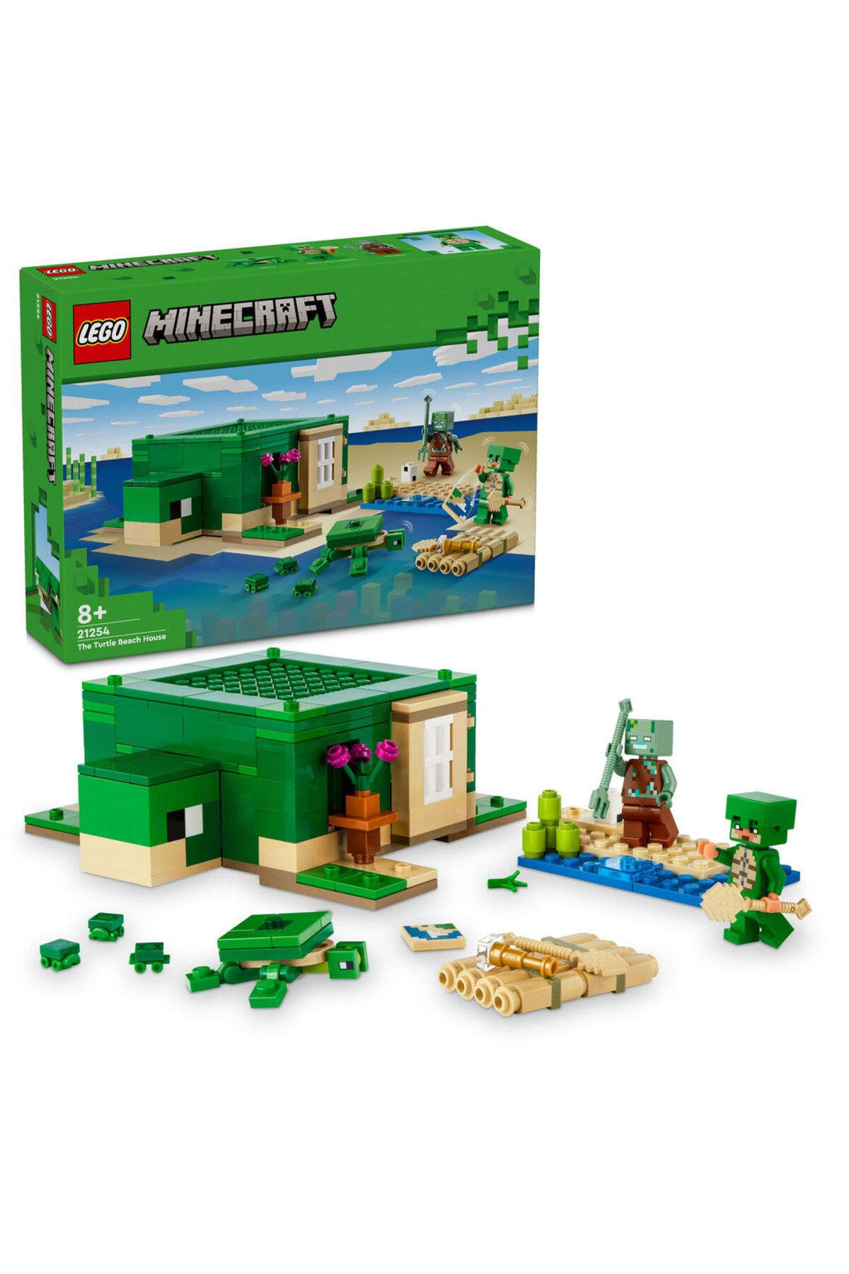 Lego® Minecraft® Kaplumbağa Plaj Evi 21254 - 8 Yaş ve Üzeri İçin Yapım Seti (234 Parça) Lego® Minecraft® Kaplumbağa Plaj Evi 21254 - 8 Yaş ve Üzeri İçin Yapım Seti (234 Parça)