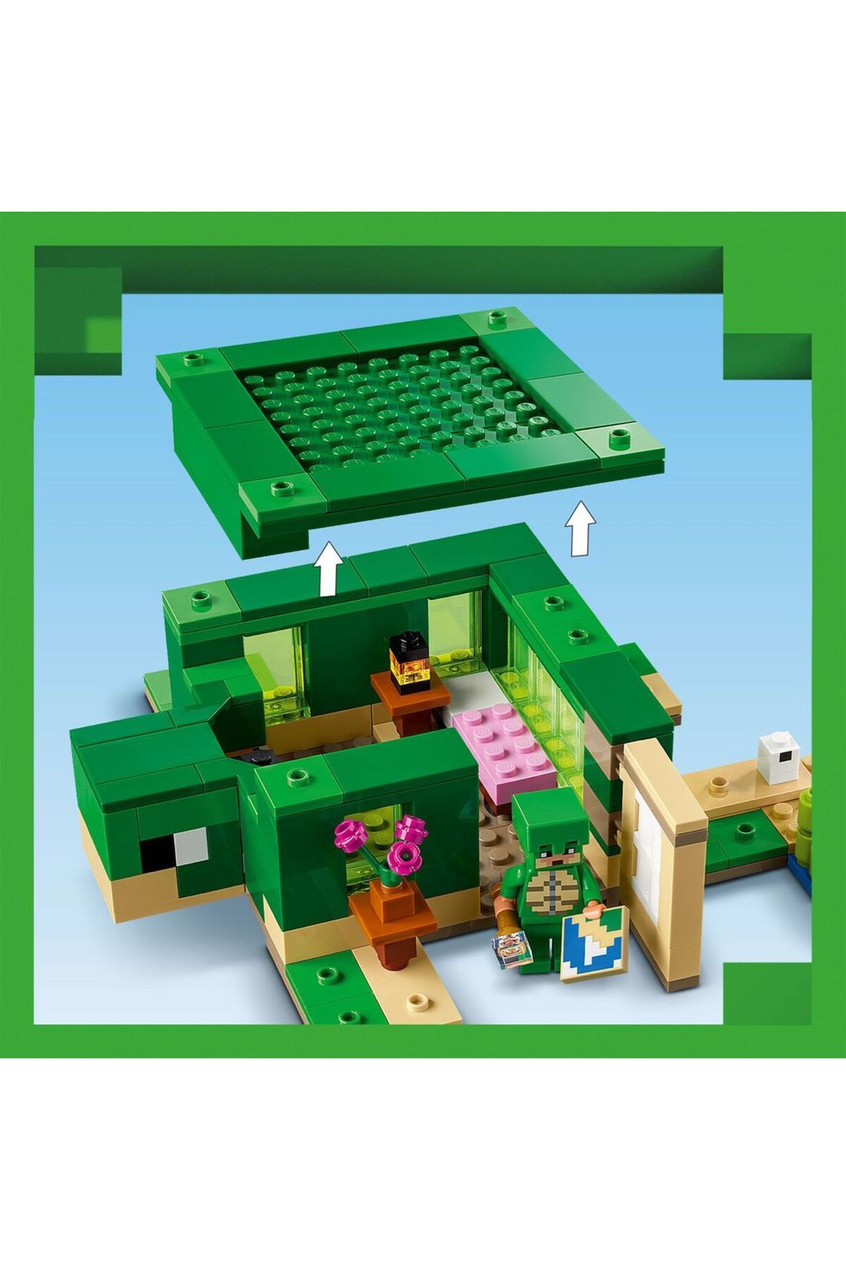 Lego® Minecraft® Kaplumbağa Plaj Evi 21254 - 8 Yaş ve Üzeri İçin Yapım Seti (234 Parça) Lego® Minecraft® Kaplumbağa Plaj Evi 21254 - 8 Yaş ve Üzeri İçin Yapım Seti (234 Parça)