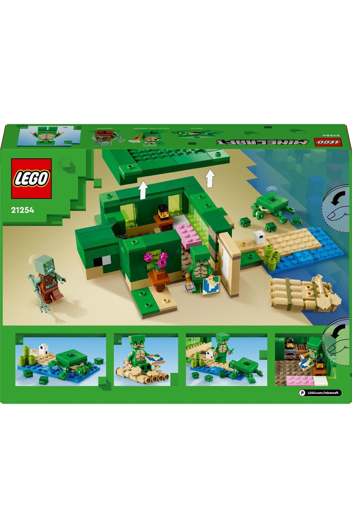 Lego® Minecraft® Kaplumbağa Plaj Evi 21254 - 8 Yaş ve Üzeri İçin Yapım Seti (234 Parça) Lego® Minecraft® Kaplumbağa Plaj Evi 21254 - 8 Yaş ve Üzeri İçin Yapım Seti (234 Parça)