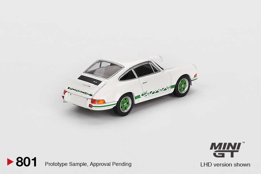 Mini GT 1:64 Porsche 911 Carrera RS 2.7 – Grand Prix Beyaz & Yeşil – Paketli Diecast Model Mini GT 1:64 Porsche 911 Carrera RS 2.7 – Grand Prix Beyaz & Yeşil – Paketli Diecast Model