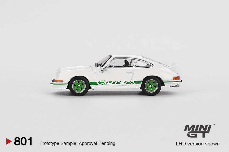 Mini GT 1:64 Porsche 911 Carrera RS 2.7 – Grand Prix Beyaz & Yeşil – Paketli Diecast Model Mini GT 1:64 Porsche 911 Carrera RS 2.7 – Grand Prix Beyaz & Yeşil – Paketli Diecast Model