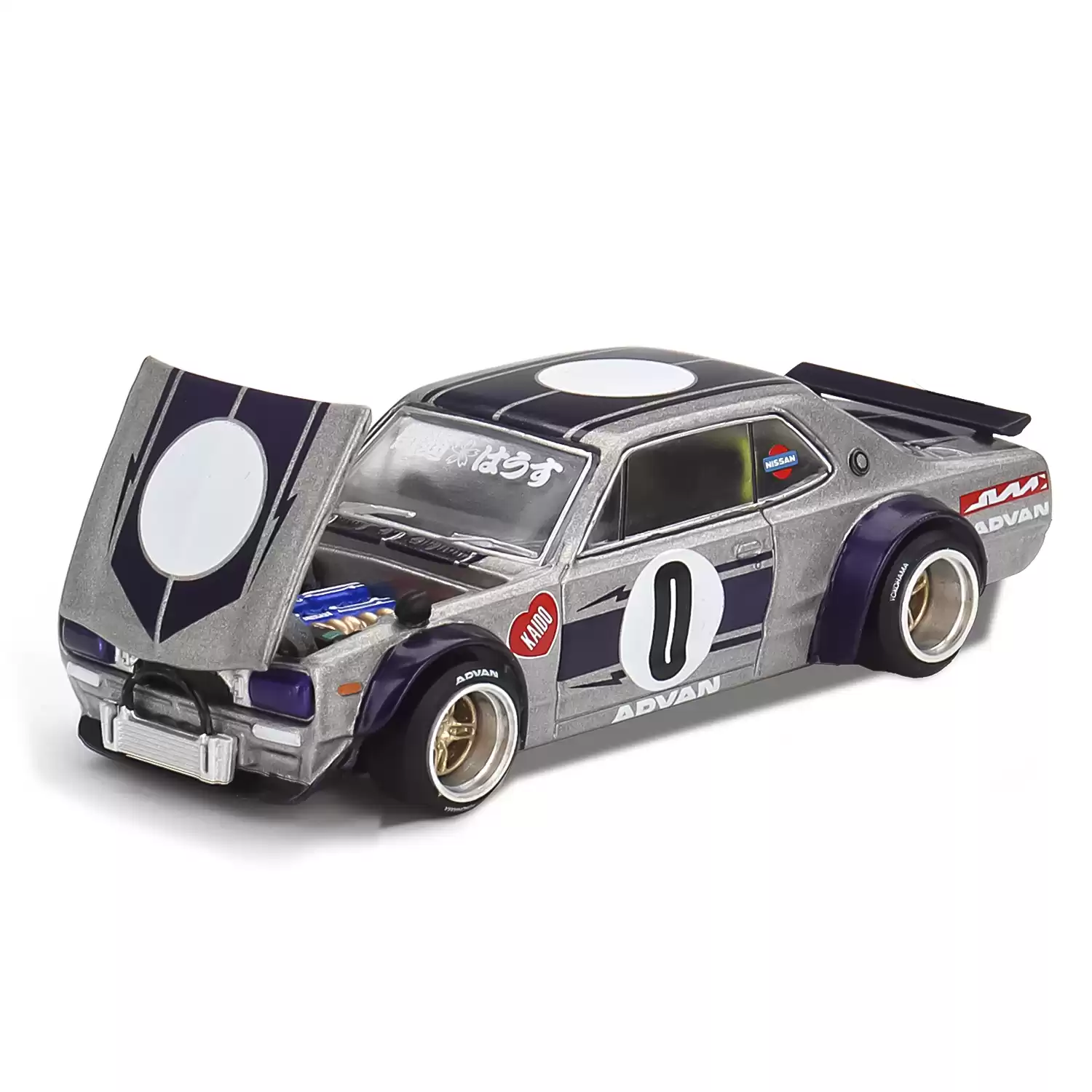 Mini GT Kaido House Nissan Skyline 2000GT-R KPGC10 1:64 Diecast Model Araba KHMG165 Mini GT Kaido House Nissan Skyline 2000GT-R KPGC10 1:64 Diecast Model Araba KHMG165