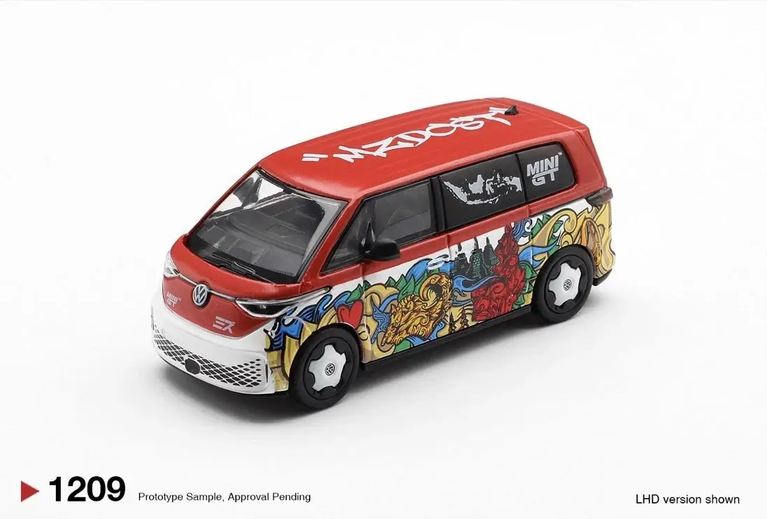 Mini GT MGT01209 Volkswagen ID. Buzz Mizu Design 1:64 Diecast Model Araba