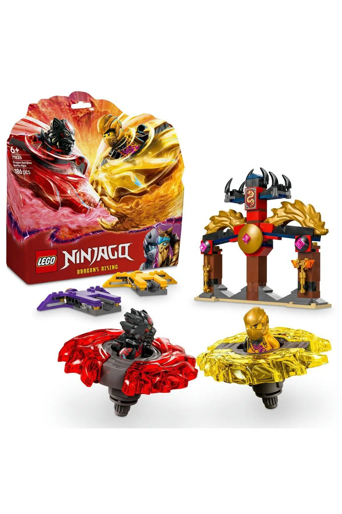 NINJAGO® Ejderha Spinjitzu Savaş Paketi 71826 - 6 Yaş ve Üzeri