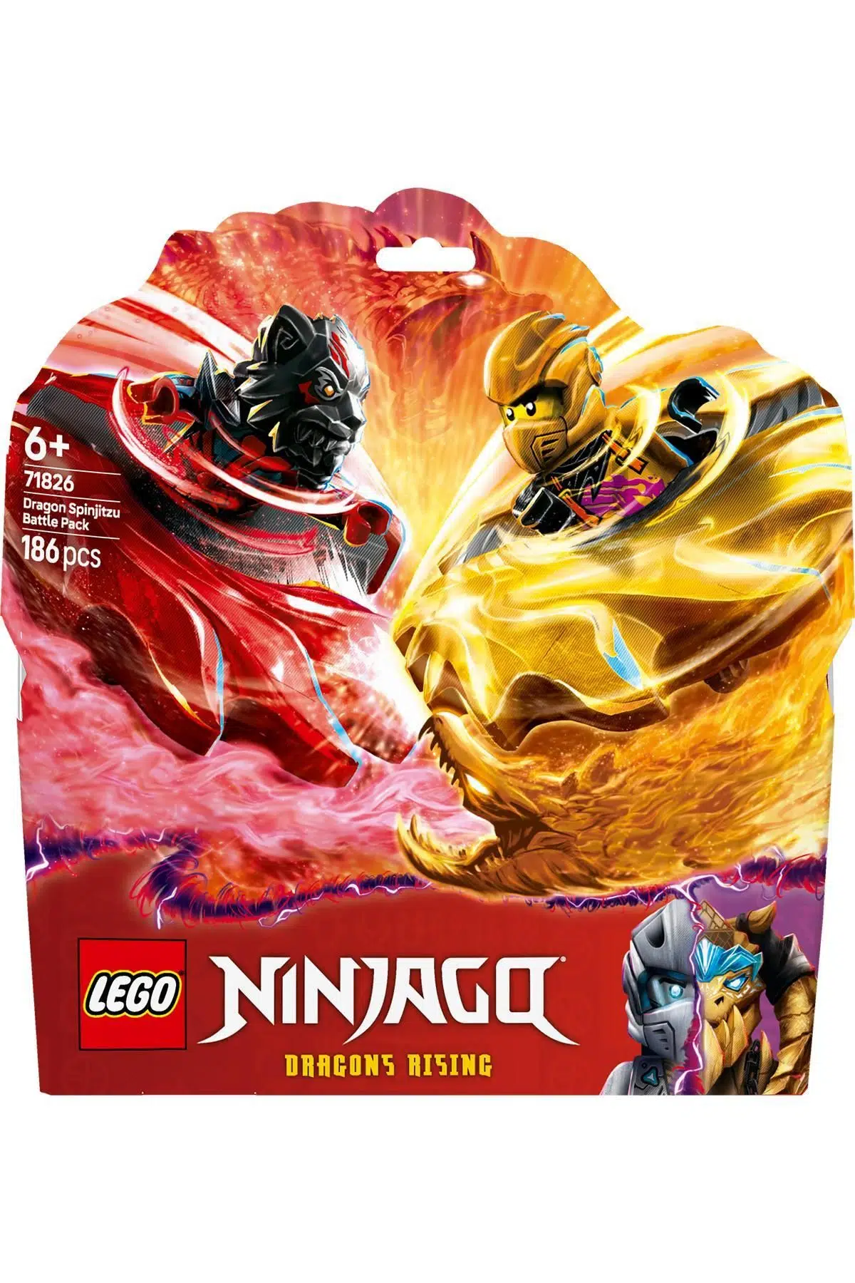 NINJAGO® Ejderha Spinjitzu Savaş Paketi 71826 - 6 Yaş ve Üzeri