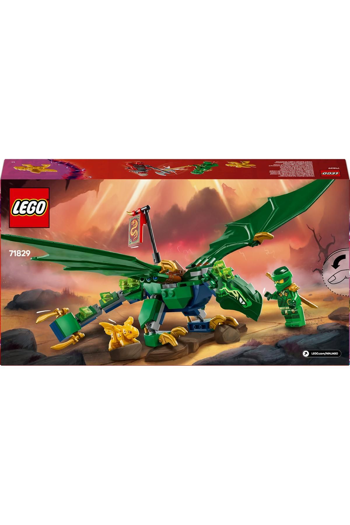 Lego® NINJAGO® Lloyd’un Yeşil Orman Ejderhası 71829 - 6 Yaş ve Üzeri Yapım Seti (128 Parça) Lego® NINJAGO® Lloyd’un Yeşil Orman Ejderhası 71829 - 6 Yaş ve Üzeri Yapım Seti (128 Parça)