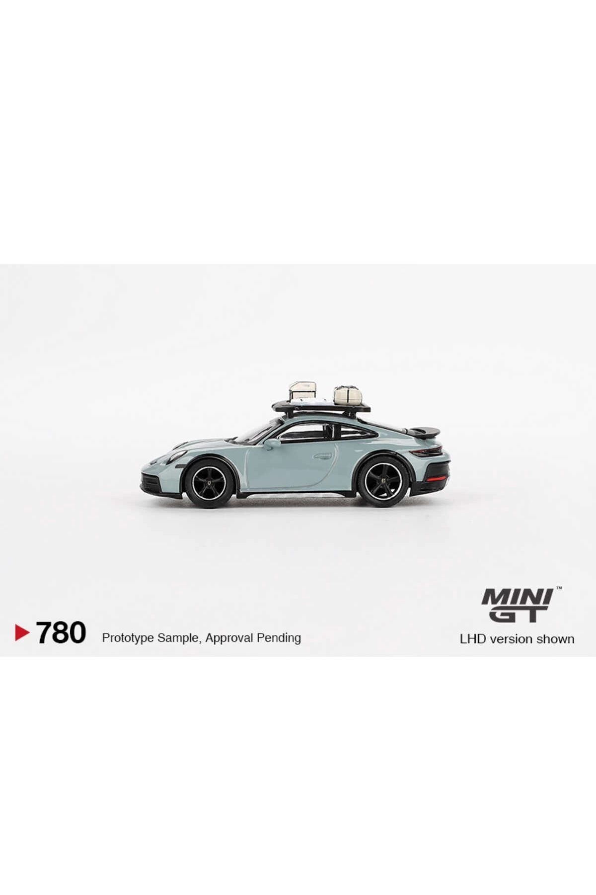 Mini GT 1:64 Porsche 911 Dakar – Shade Green Metallic Model Araba (Çatılı Aksesuar) Mini GT 1:64 Porsche 911 Dakar – Shade Green Metallic Model Araba (Çatılı Aksesuar)
