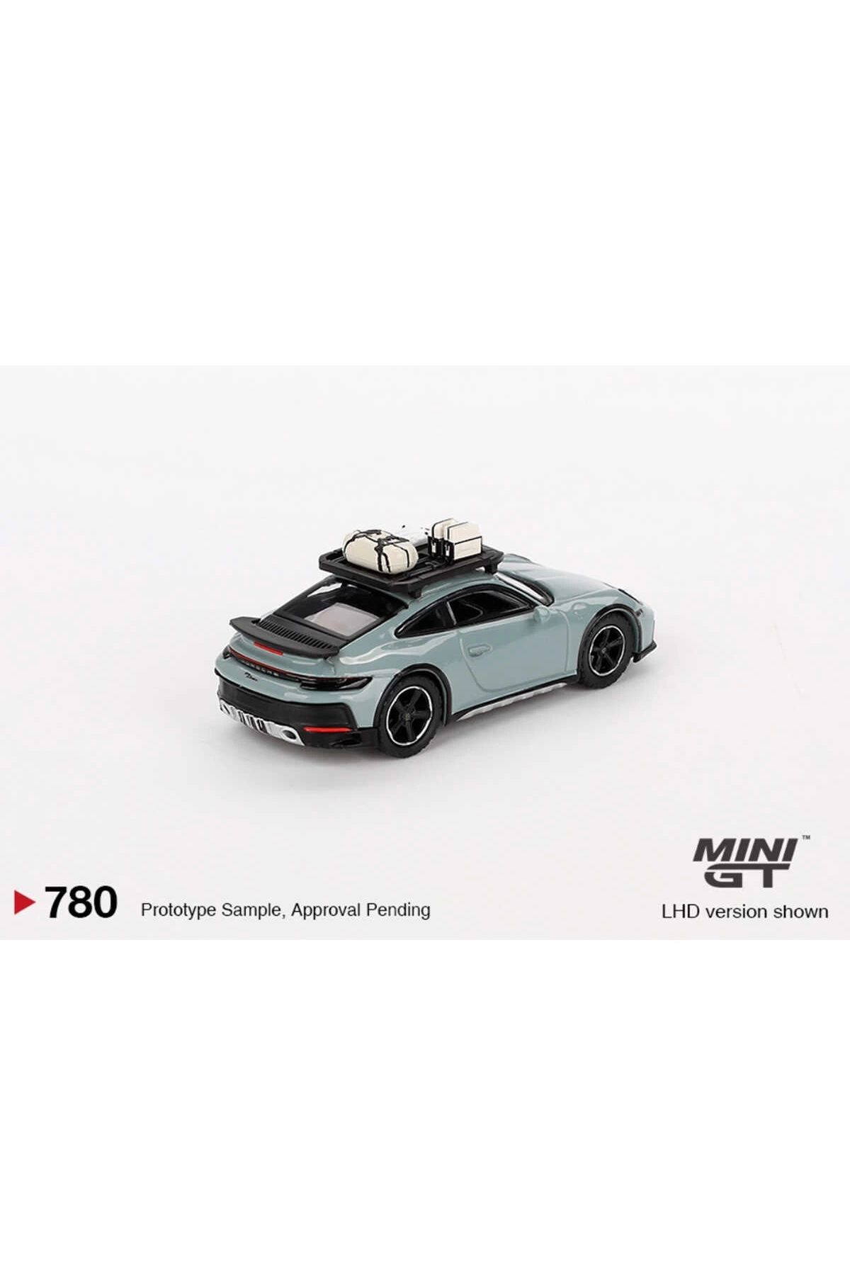 Mini GT 1:64 Porsche 911 Dakar – Shade Green Metallic Model Araba (Çatılı Aksesuar) Mini GT 1:64 Porsche 911 Dakar – Shade Green Metallic Model Araba (Çatılı Aksesuar)