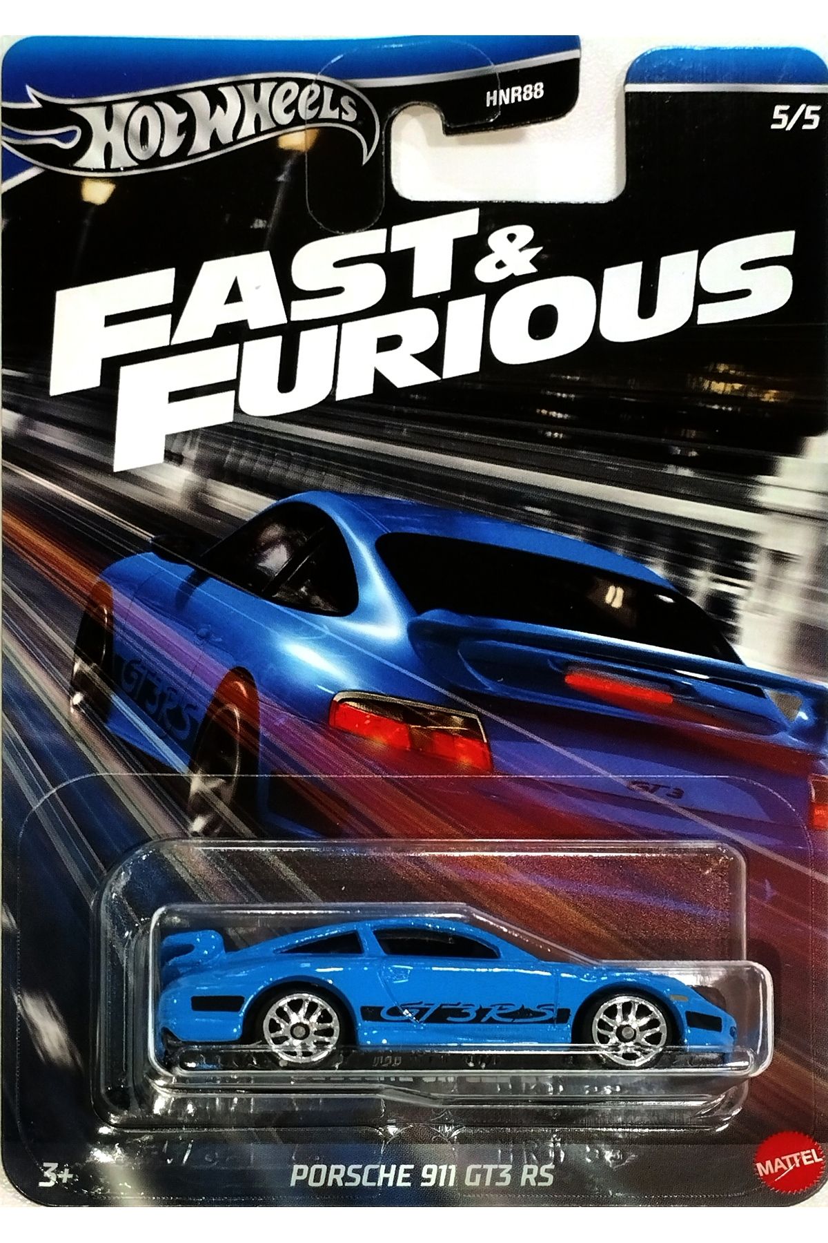 Hot Wheels Porsche 911 GT3 RS Diecast Araba – Mavi (Fast Serisi) 1:64 Ölçek Hot Wheels Porsche 911 GT3 RS Diecast Araba – Mavi (Fast Serisi) 1:64 Ölçek