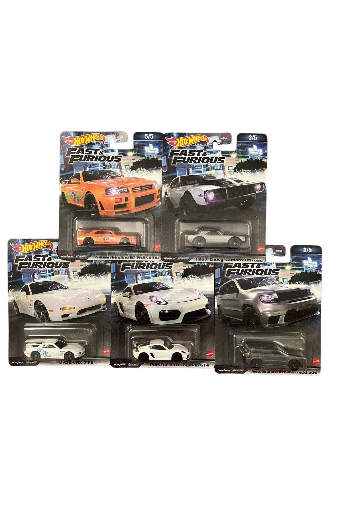 Hot Wheels Premium Fast And Furıous 5’li Set (2023) Hot Wheels Premium Fast And Furıous 5’li Set (2023)