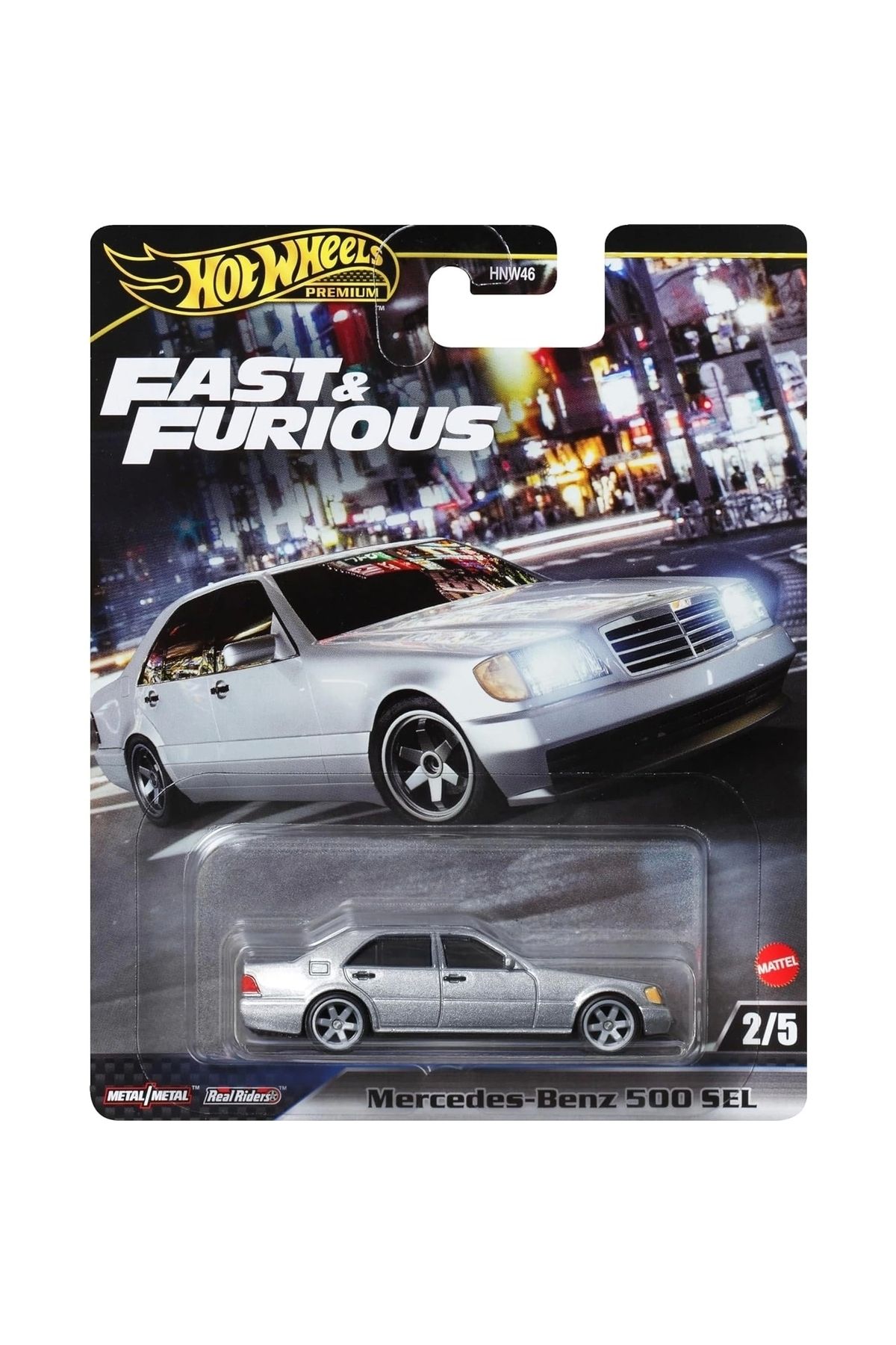 Hot Wheels Premium Fast And Furious Mercedes Benz 500 Sel -hrt94 Hot Wheels Premium Fast And Furious Mercedes Benz 500 Sel -hrt94
