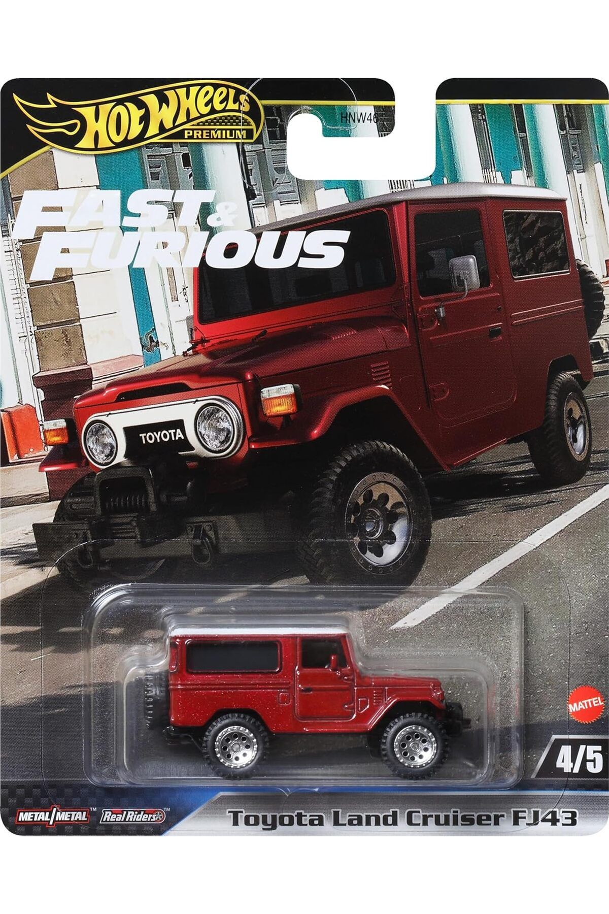 Hot Wheels Premium Toyota Land Cruiser FJ43 Fast & Furious 1:64 Diecast Model Araba Hot Wheels Premium Toyota Land Cruiser FJ43 Fast & Furious 1:64 Diecast Model Araba