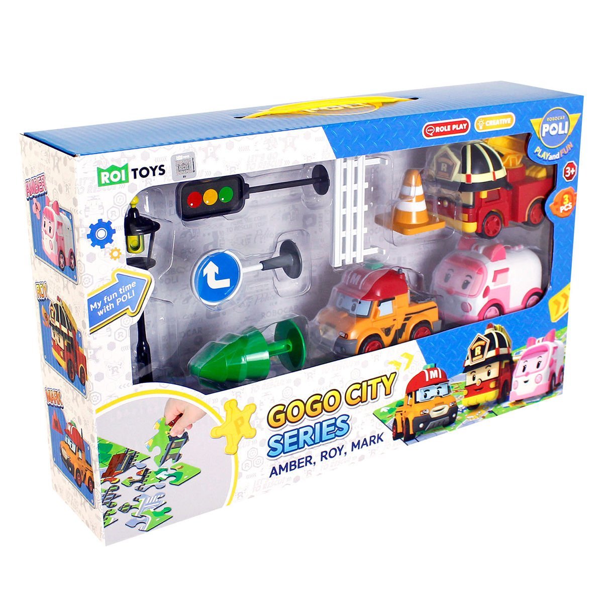 Robocar Poli Gogo City Oyun Seti – Amber, Roy, Mark Araç Figürleri ve Puzzle Parçaları (3+ Yaş) Robocar Poli Gogo City Oyun Seti – Amber, Roy, Mark Araç Figürleri ve Puzzle Parçaları (3+ Yaş)
