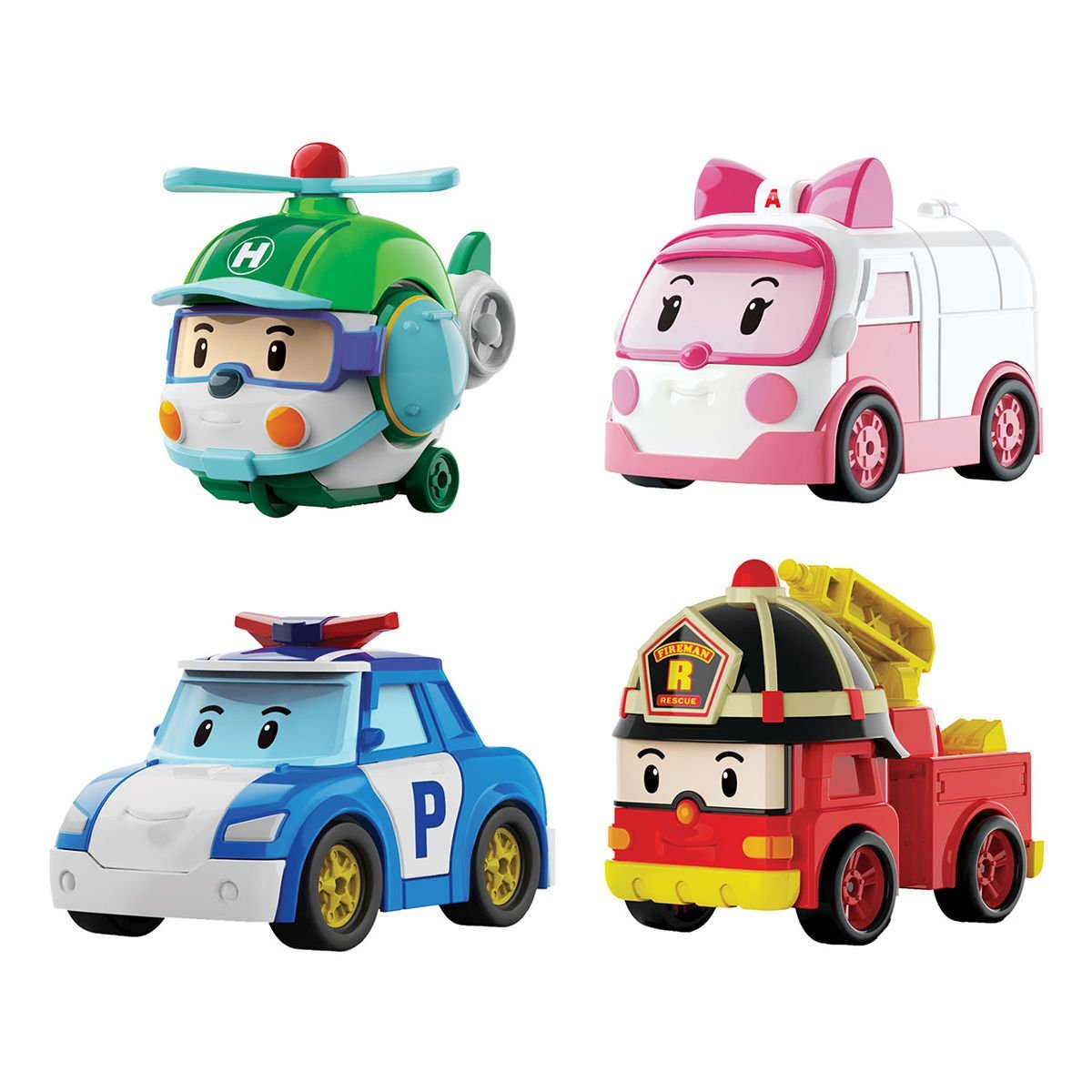 Robocar Poli Mini Kasabanın Kurtarma Araçları 4`lü Set – Helly, Roy, Poli ve Amber (3+ Yaş) Robocar Poli Mini Kasabanın Kurtarma Araçları 4`lü Set – Helly, Roy, Poli ve Amber (3+ Yaş)