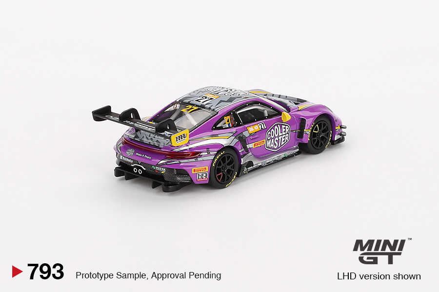 Mini GT 1:64 Porsche 911 GT3 R #27 HubAuto 2023 Macau GP Koleksiyon Model Araba Mini GT 1:64 Porsche 911 GT3 R #27 HubAuto 2023 Macau GP Koleksiyon Model Araba