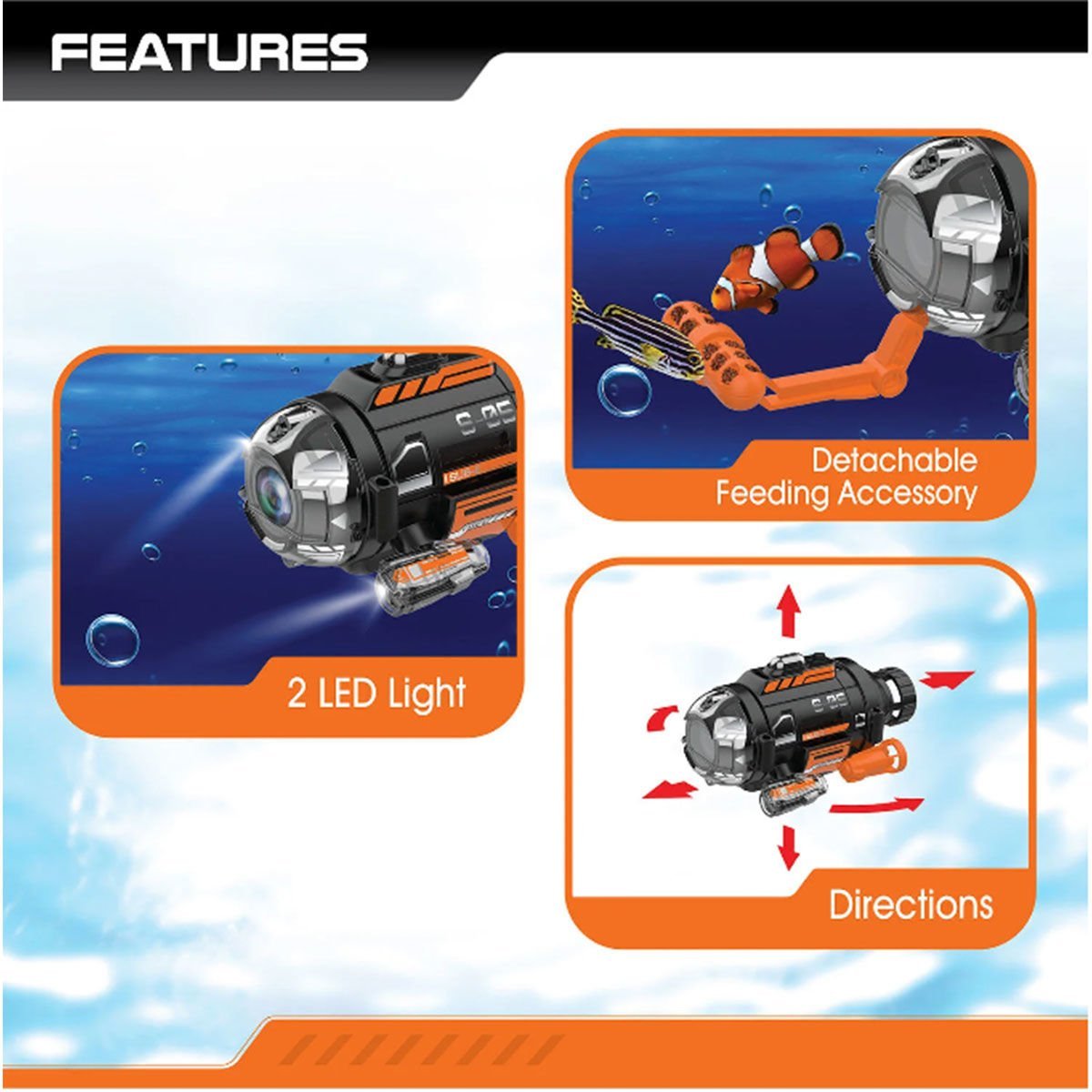 Silverlit Aqua Cam HD Uzaktan Kumandalı Denizaltı – Kamera & LED Işıklı Silverlit Aqua Cam HD Uzaktan Kumandalı Denizaltı – Kamera & LED Işıklı