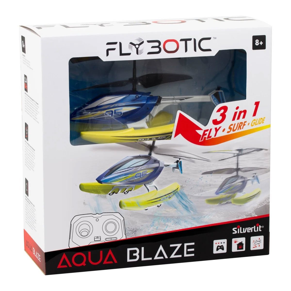 Silverlit Flybotic Aqua Blaze 3in1 Uzaktan Kumandalı Helikopter – Suya Dayanıklı, USB Şarjlı Silverlit Flybotic Aqua Blaze 3in1 Uzaktan Kumandalı Helikopter – Suya Dayanıklı, USB Şarjlı