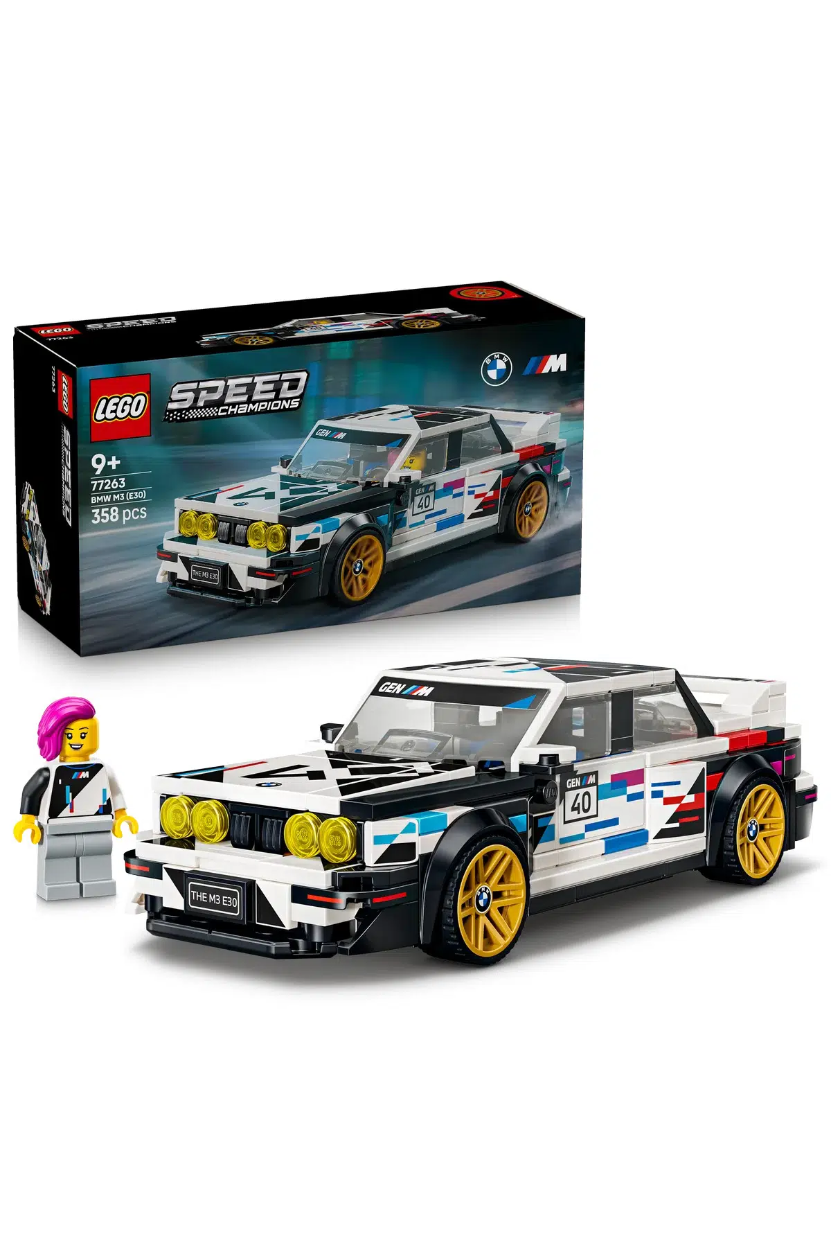 Lego® Speed ​​Champions BMW M3 (E30) Oyuncak Araba Kiti 77263