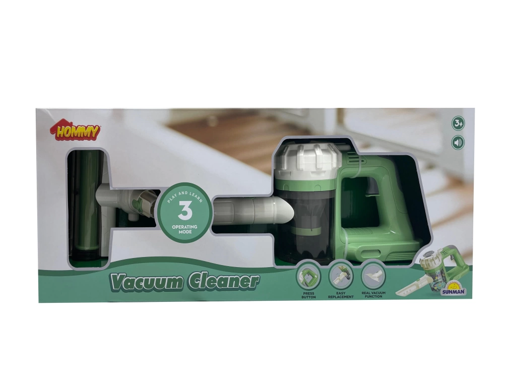 Sunman Hommy Dikey Oyuncak Süpürge - Gerçek Fonksiyonlu ve Sesli 3+ Yaş Sunman Hommy Dikey Oyuncak Süpürge - Gerçek Fonksiyonlu ve Sesli 3+ Yaş