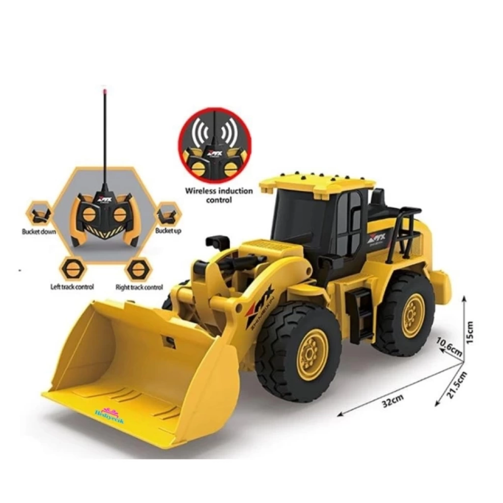 Sunman Uzaktan Kumandalı Işıklı RC Bulldozer 1:24 Ölçekli İnşaat Aracı – 6CH, Şarjlı Sunman Uzaktan Kumandalı Işıklı RC Bulldozer 1:24 Ölçekli İnşaat Aracı – 6CH, Şarjlı