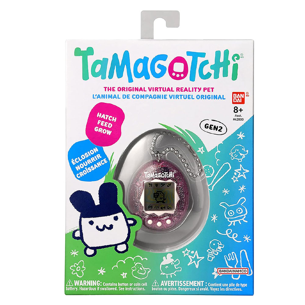 Tamagotchi Dijital Sanal Evcil Hayvan – Glitter Pembe (Bandai Gen2 Orijinal Seri) Tamagotchi Dijital Sanal Evcil Hayvan – Glitter Pembe (Bandai Gen2 Orijinal Seri)