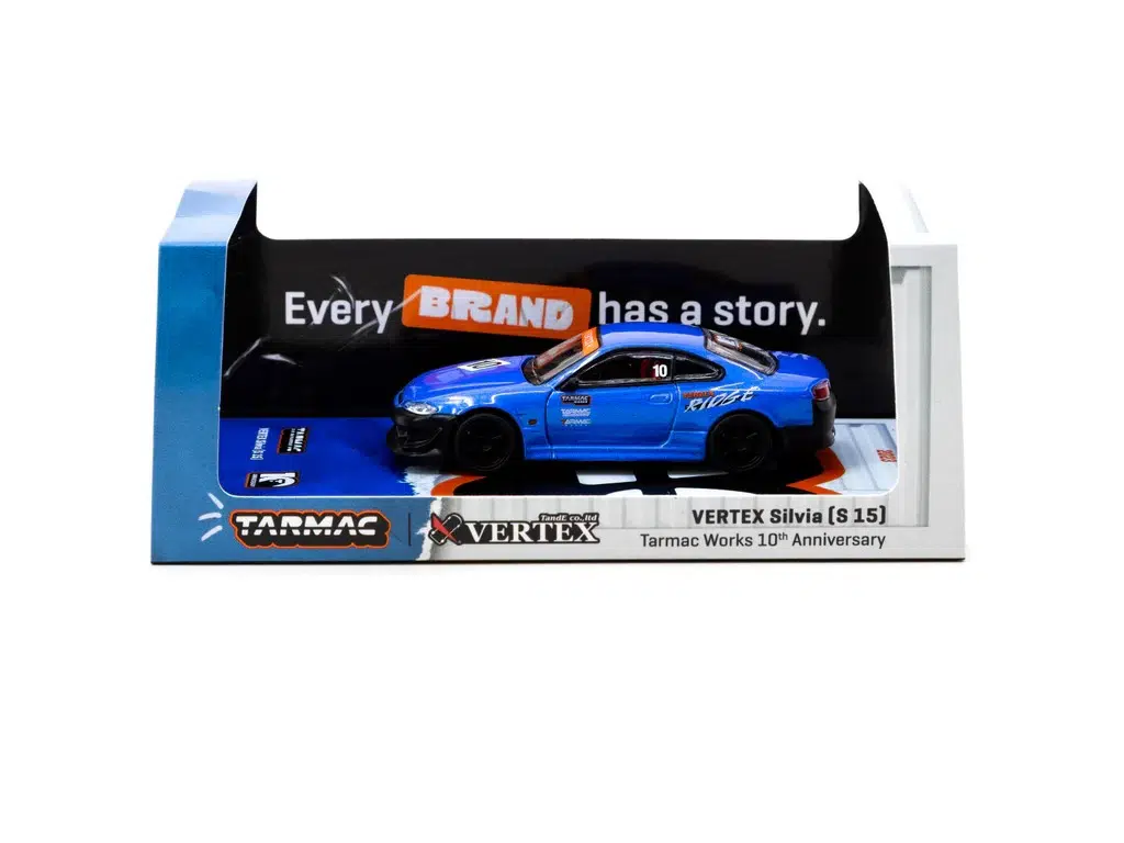 Tarmac Works 1:64 Vertex Nissan Silvia S15 10th Anniversary