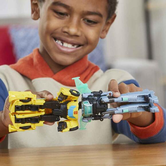 Transformers EarthSpark Bumblebee ve Mo Malto Figür Seti – 12,5 cm Dönüşebilen Robot Oyuncak Transformers EarthSpark Bumblebee ve Mo Malto Figür Seti – 12,5 cm Dönüşebilen Robot Oyuncak