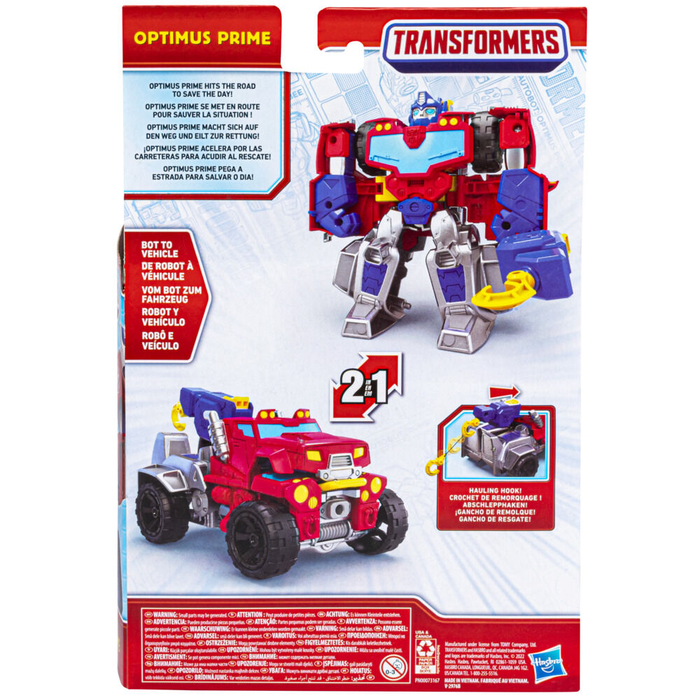 Transformers Rescue Bots Optimus Prime Dönüşen Robot ve Araba Figürü – Hasbro 2’si 1 Arada Transformers Rescue Bots Optimus Prime Dönüşen Robot ve Araba Figürü – Hasbro 2’si 1 Arada
