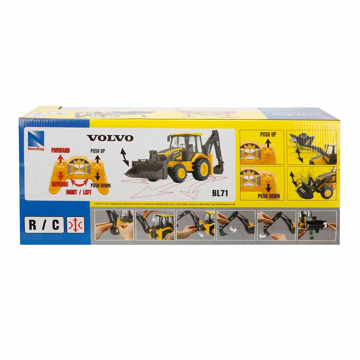 Volvo BL71 Uzaktan Kumandalı 1:18 Kepçe – Hareketli Ön Kepçeli, İnşaat Oyuncağı Volvo BL71 Uzaktan Kumandalı 1:18 Kepçe – Hareketli Ön Kepçeli, İnşaat Oyuncağı