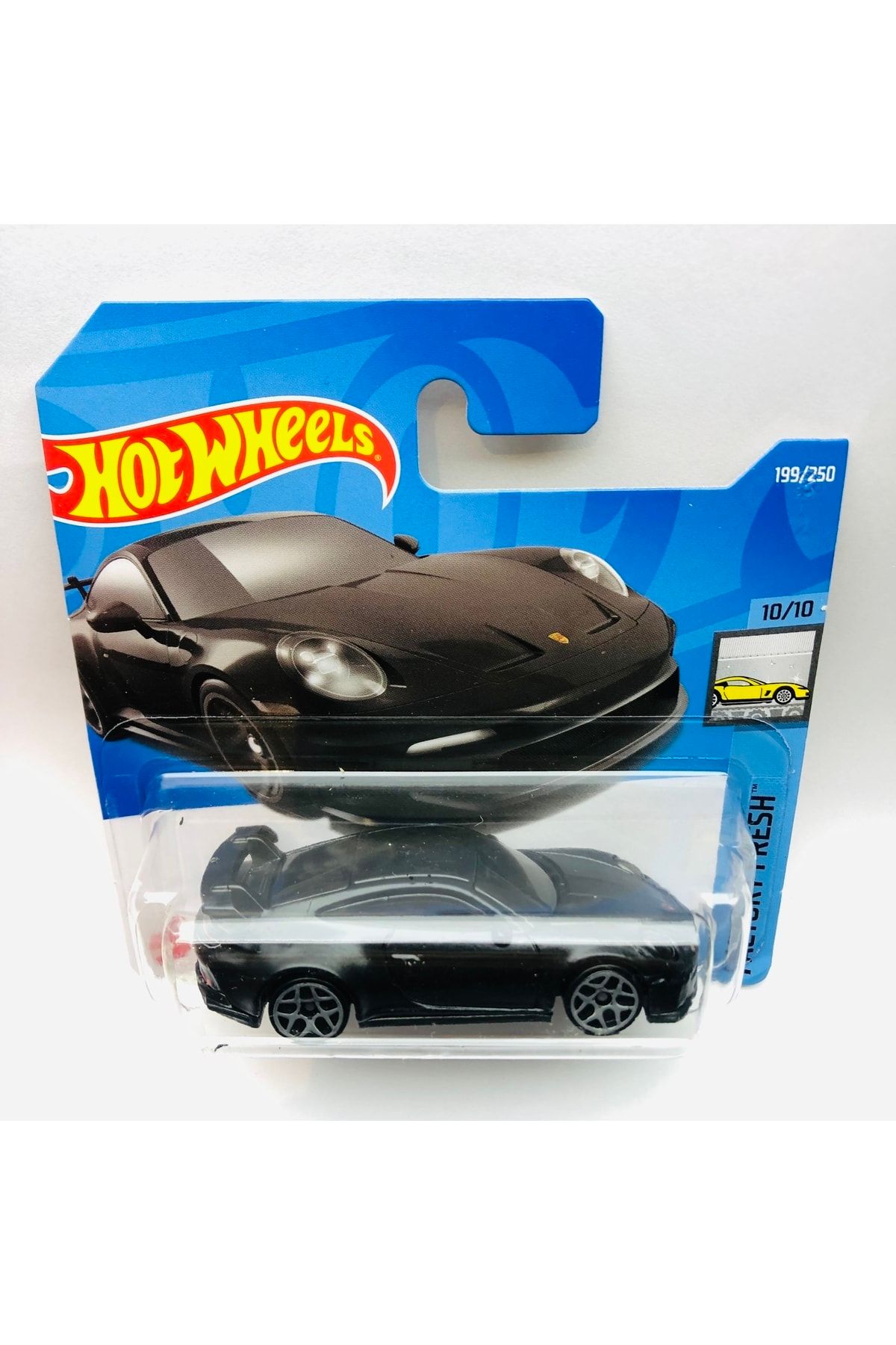 Yeni - New Porsche 911 Gt3 Black Mini Araba 1:64 Ölçek Hotwheels Marka 10/10 Yeni - New Porsche 911 Gt3 Black Mini Araba 1:64 Ölçek Hotwheels Marka 10/10